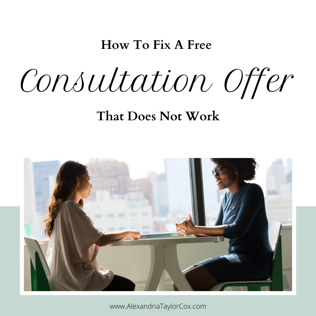 How To Fix A Free Consultation Offer That Does Not Work