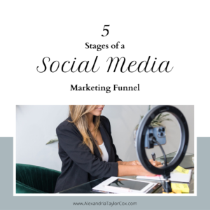 5 stages of a social media marketing funnel