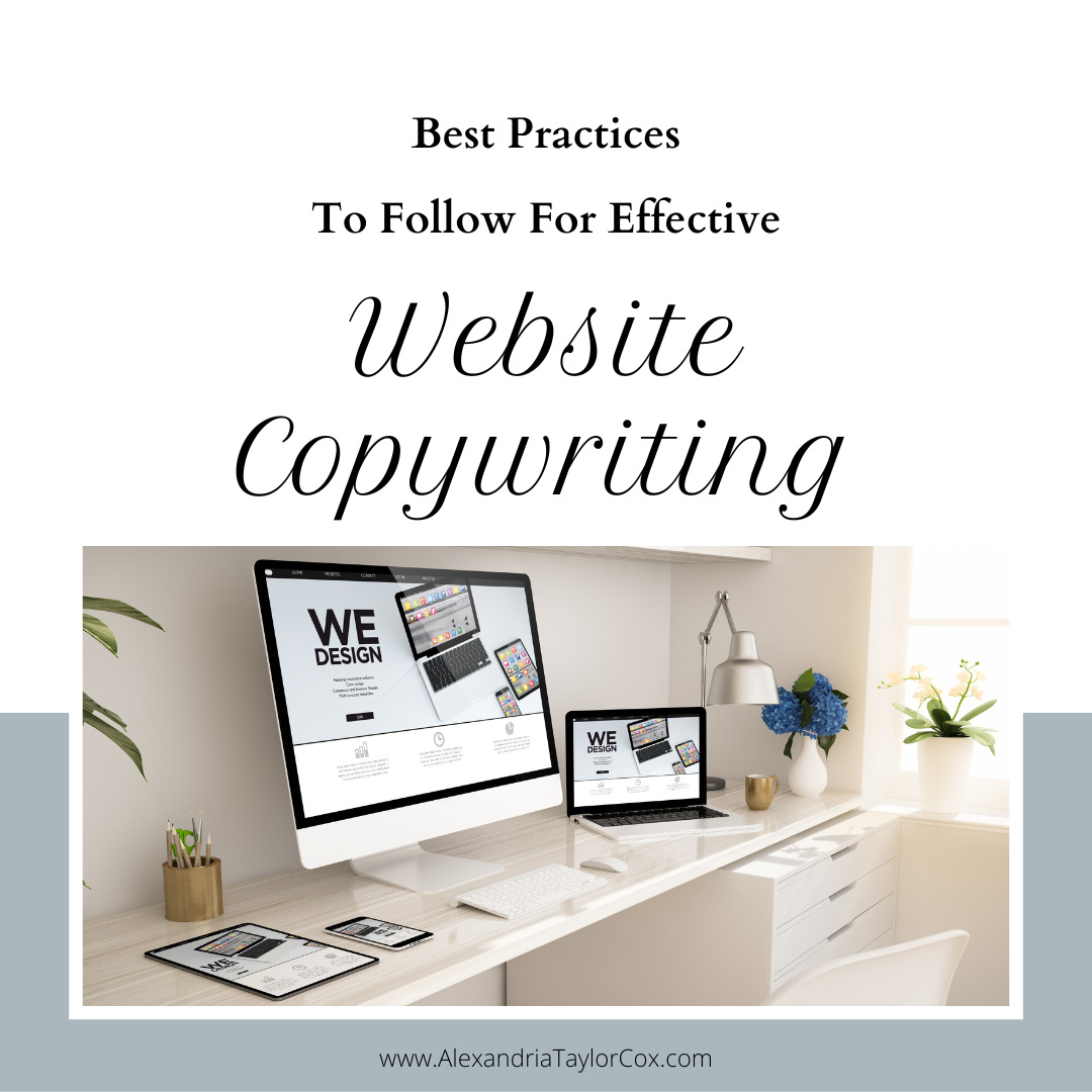 Best Practices to follow for effective website copywriting